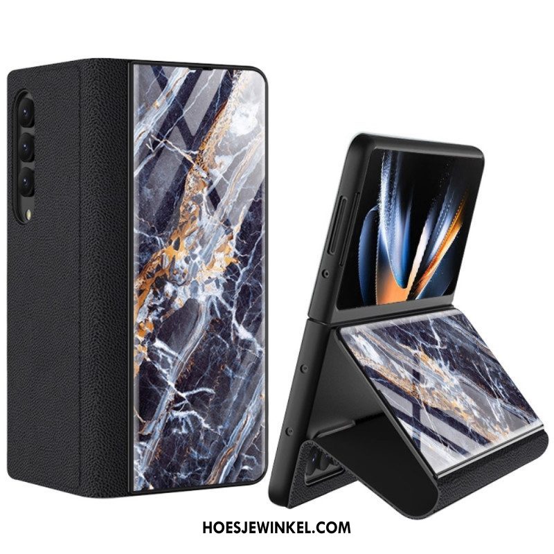 Hoesje voor Samsung Galaxy Z Fold 4 Gkk Marmeren Golven