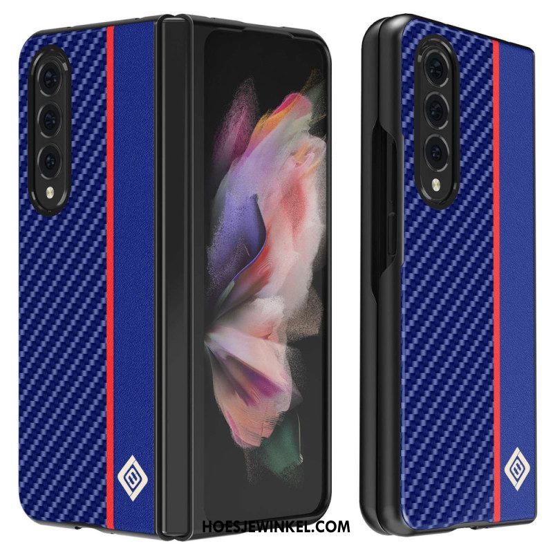 Hoesje voor Samsung Galaxy Z Fold 4 Koolstofvezellijn Lc. Imeeke