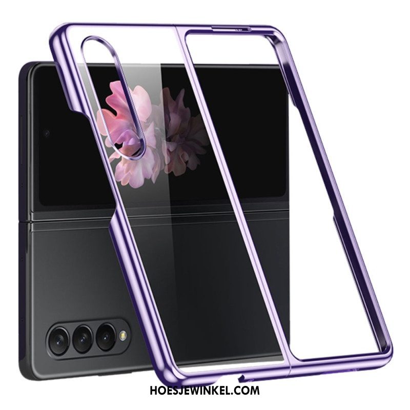 Hoesje voor Samsung Galaxy Z Fold 4 Transparant Metaal