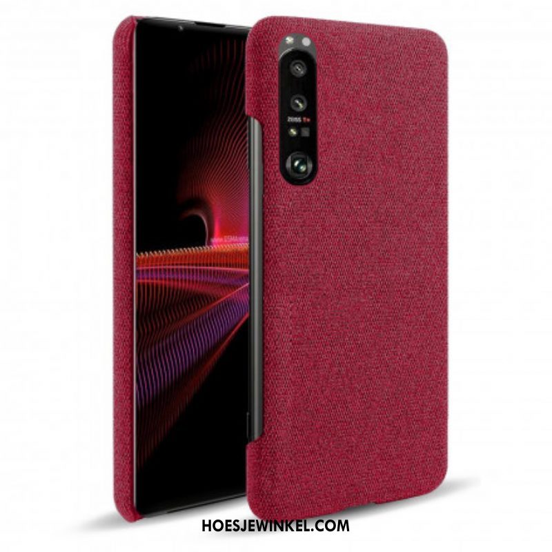 Hoesje voor Sony Xperia 1 III Textuurstof Ksq