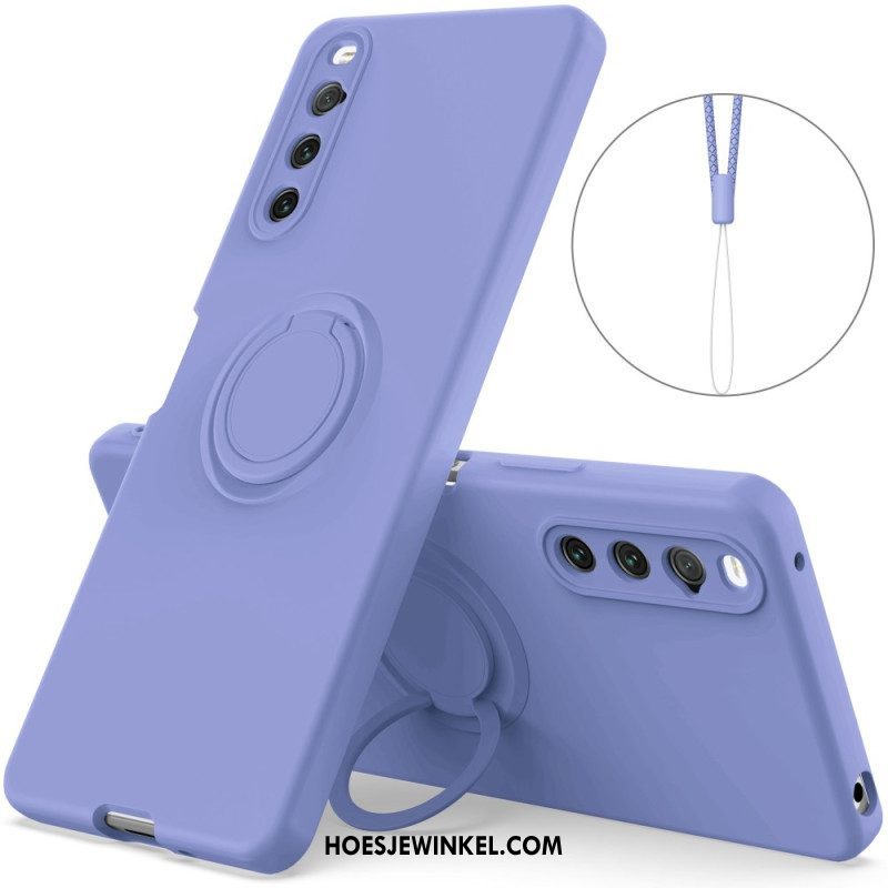 Hoesje voor Sony Xperia 10 IV Verenigde Ringbeugel