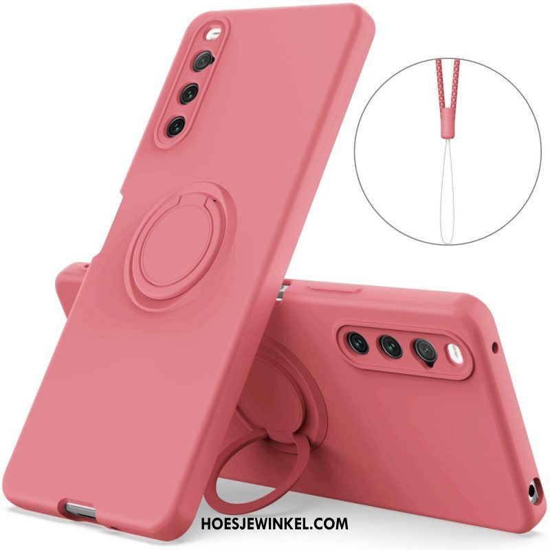 Hoesje voor Sony Xperia 10 IV Verenigde Ringbeugel