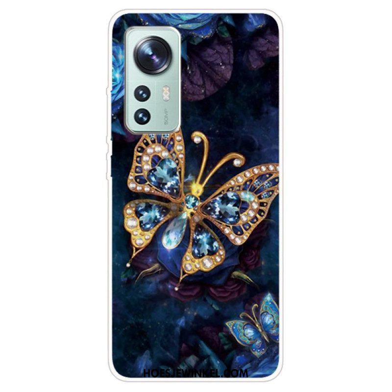 Hoesje voor Xiaomi 12 / 12X Betoverde Vlinder Siliconen