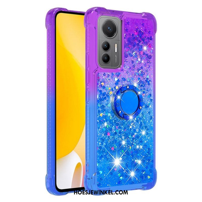 Hoesje voor Xiaomi 12 Lite Glitter Ringbeugel