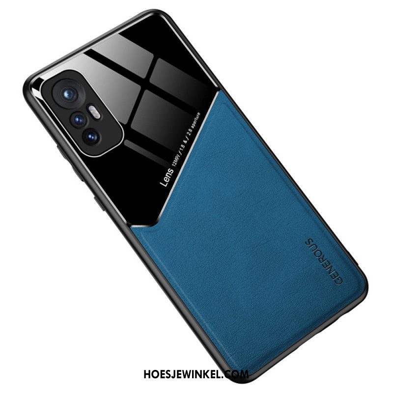 Hoesje voor Xiaomi 12 Pro Magnetisch Leereffect