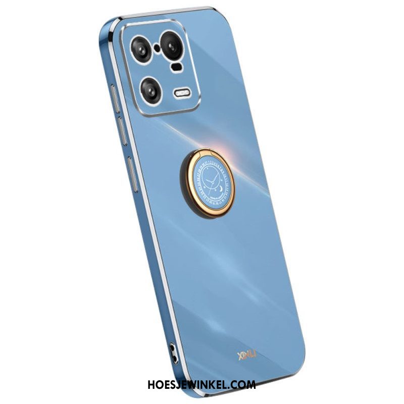 Hoesje voor Xiaomi 13 Pro Ringhouder Met Metaaleffect Xinli