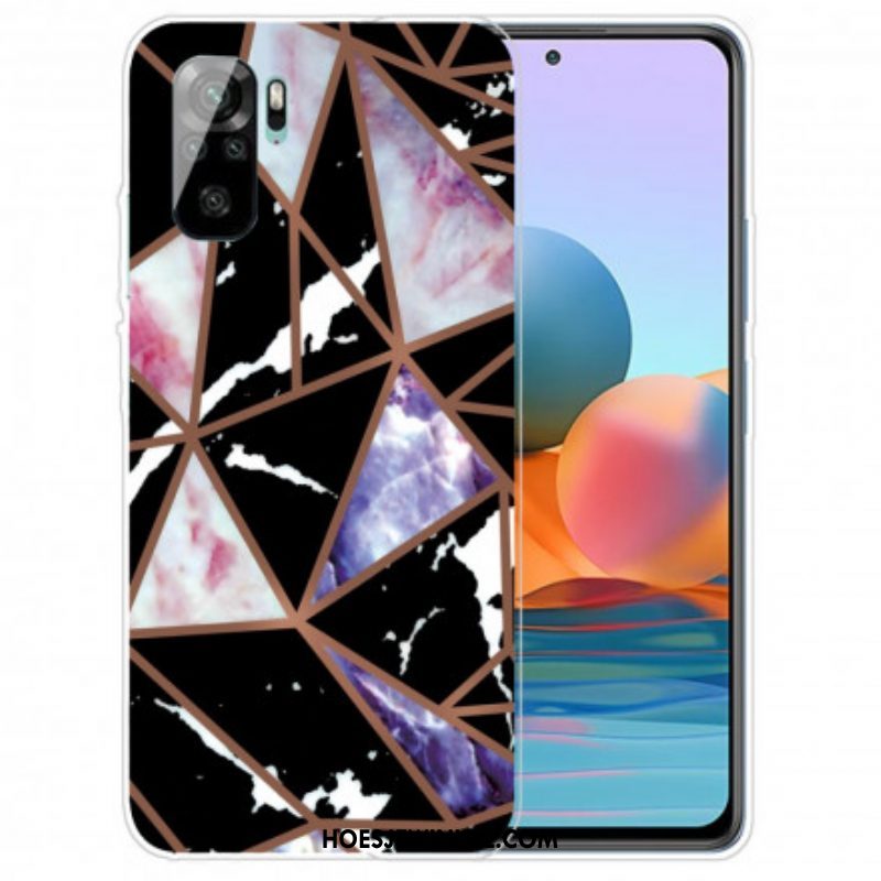 Hoesje voor Xiaomi Redmi Note 10 / 10S Ontwerper Marmer