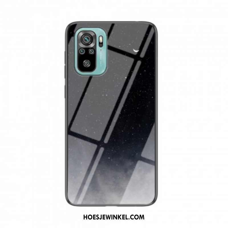 Hoesje voor Xiaomi Redmi Note 10 / 10S Schoonheid Gehard Glas