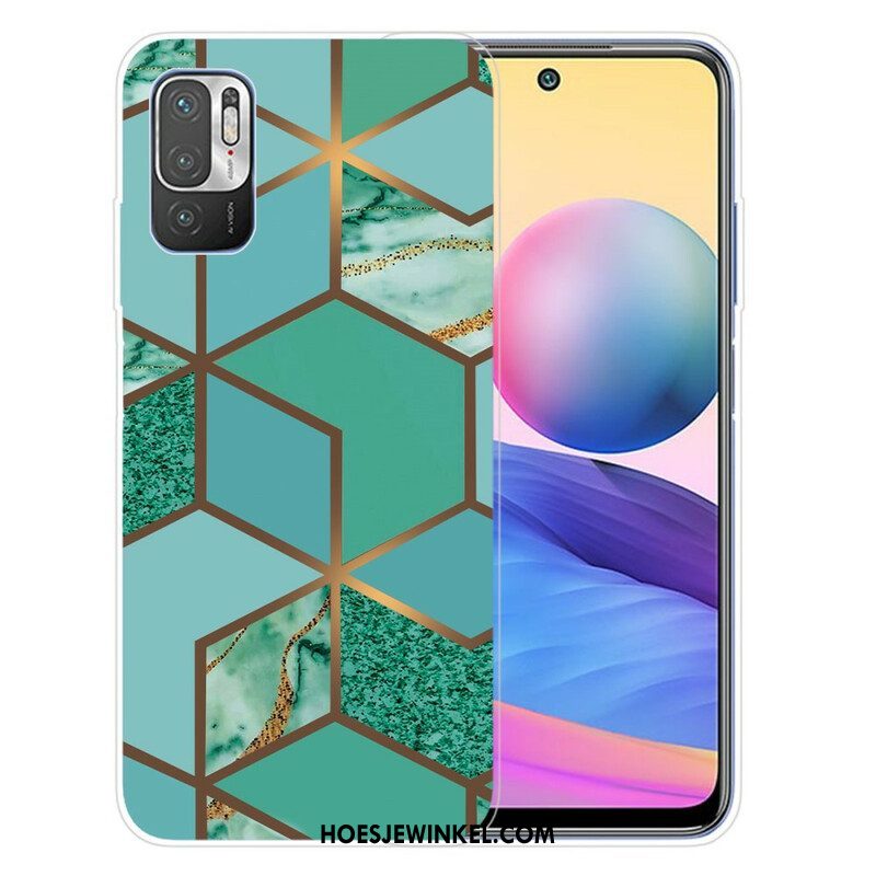 Hoesje voor Xiaomi Redmi Note 10 5G Geometrisch Marmer