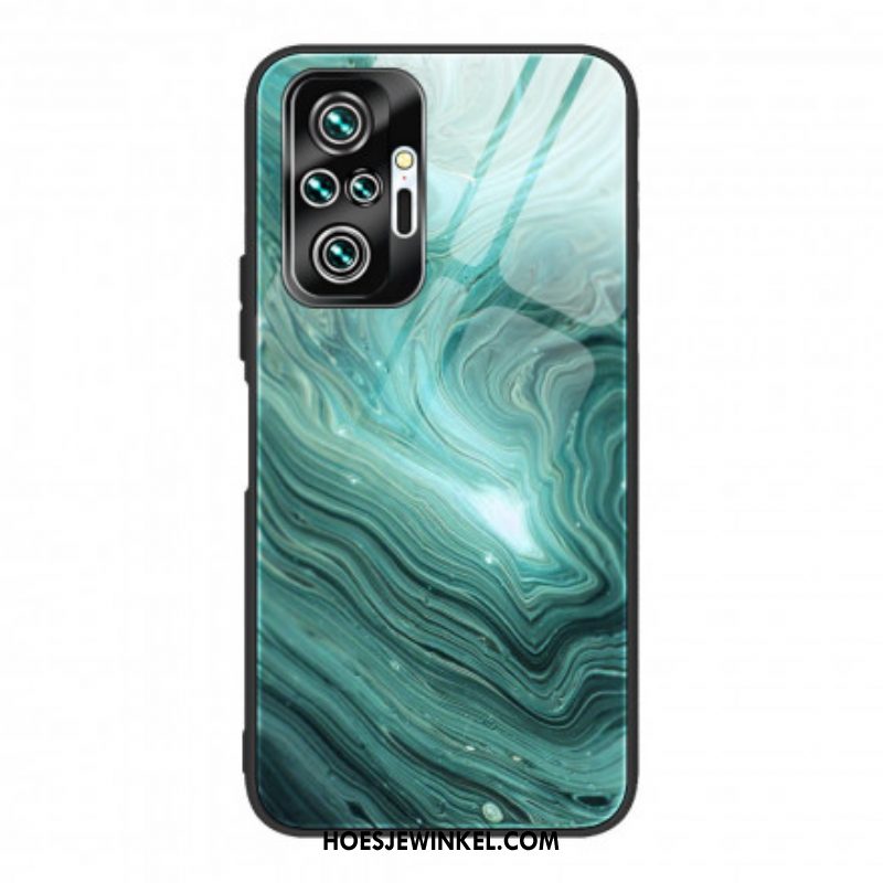 Hoesje voor Xiaomi Redmi Note 10 Pro Designkleuren Gehard Glas