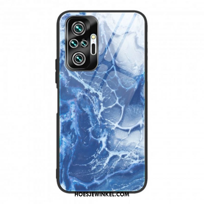 Hoesje voor Xiaomi Redmi Note 10 Pro Designkleuren Gehard Glas