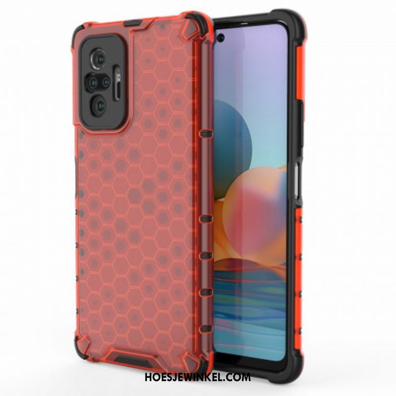 Hoesje voor Xiaomi Redmi Note 10 Pro Honingraatstijl