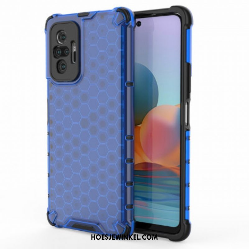 Hoesje voor Xiaomi Redmi Note 10 Pro Honingraatstijl