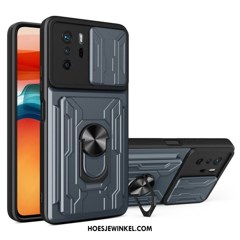 Hoesje voor Xiaomi Redmi Note 10 Pro Houder & Lensbeschermer & Houder
