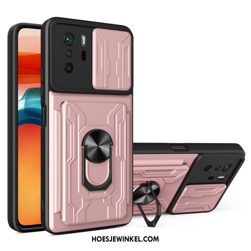 Hoesje voor Xiaomi Redmi Note 10 Pro Houder & Lensbeschermer & Houder