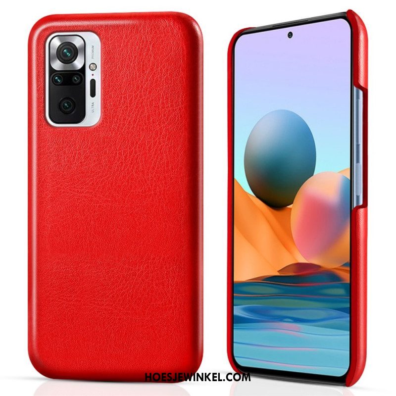 Hoesje voor Xiaomi Redmi Note 10 Pro Ksq Leereffect