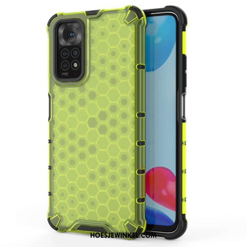 Hoesje voor Xiaomi Redmi Note 11 / 11S Honingraatstijl