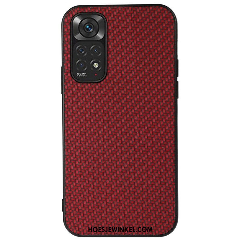 Hoesje voor Xiaomi Redmi Note 11 / 11S Koolstofvezel