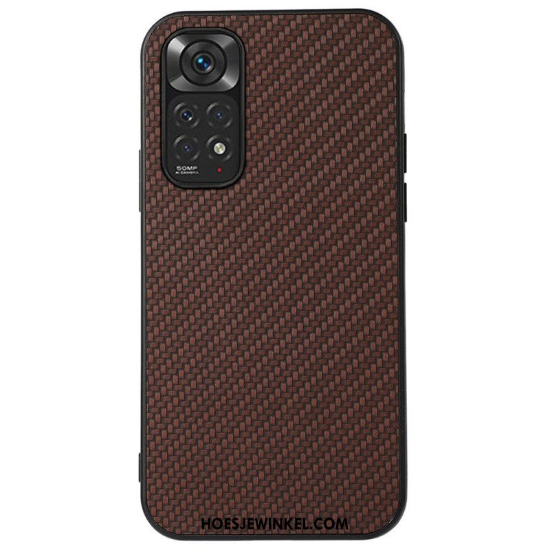 Hoesje voor Xiaomi Redmi Note 11 / 11S Koolstofvezel