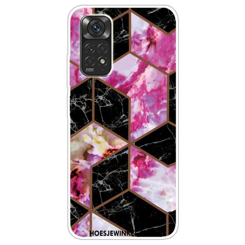 Hoesje voor Xiaomi Redmi Note 11 / 11S Marmeren Geometrie