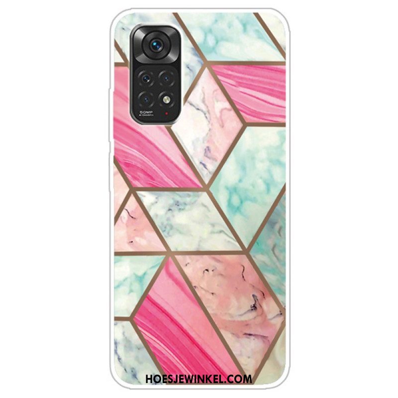 Hoesje voor Xiaomi Redmi Note 11 / 11S Marmeren Geometrie