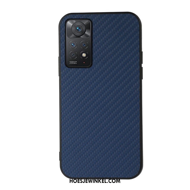 Hoesje voor Xiaomi Redmi Note 11 Pro / 11 Pro 5G Koolstofvezel