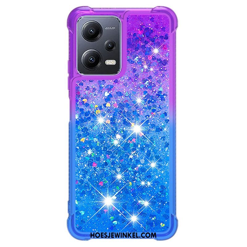 Hoesje voor Xiaomi Redmi Note 12 5G Kleur Pailletten