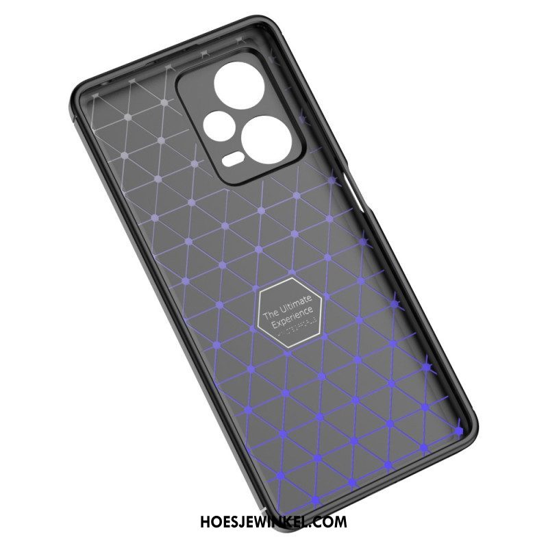 Hoesje voor Xiaomi Redmi Note 12 Pro Dubbellijnig Litchi-leereffect