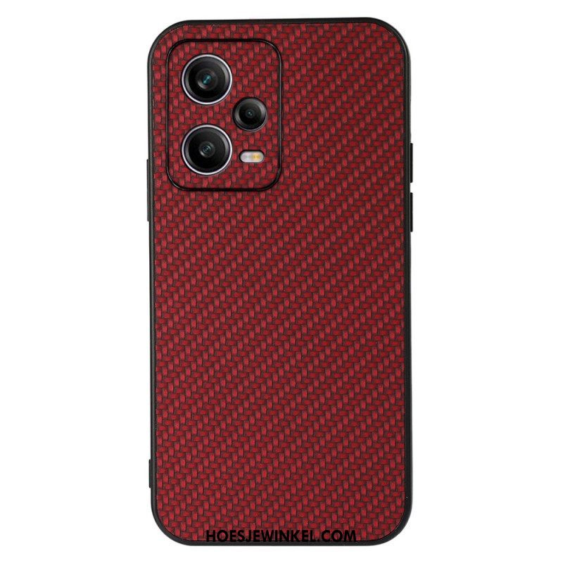 Hoesje voor Xiaomi Redmi Note 12 Pro Klassieke Koolstofvezel