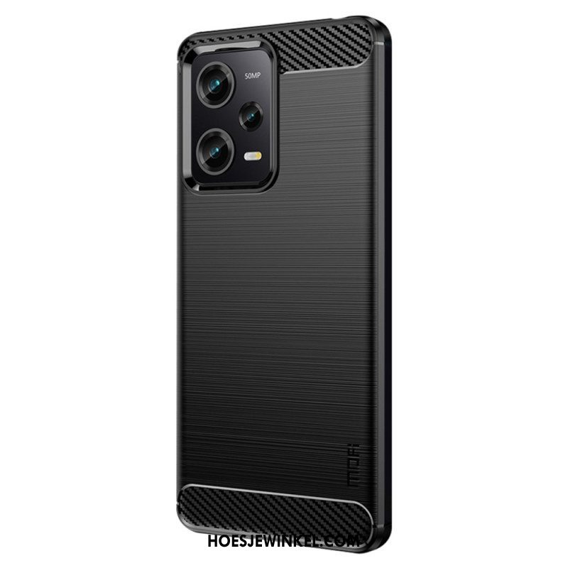 Hoesje voor Xiaomi Redmi Note 12 Pro Mofi Geborsteld Koolstofvezel