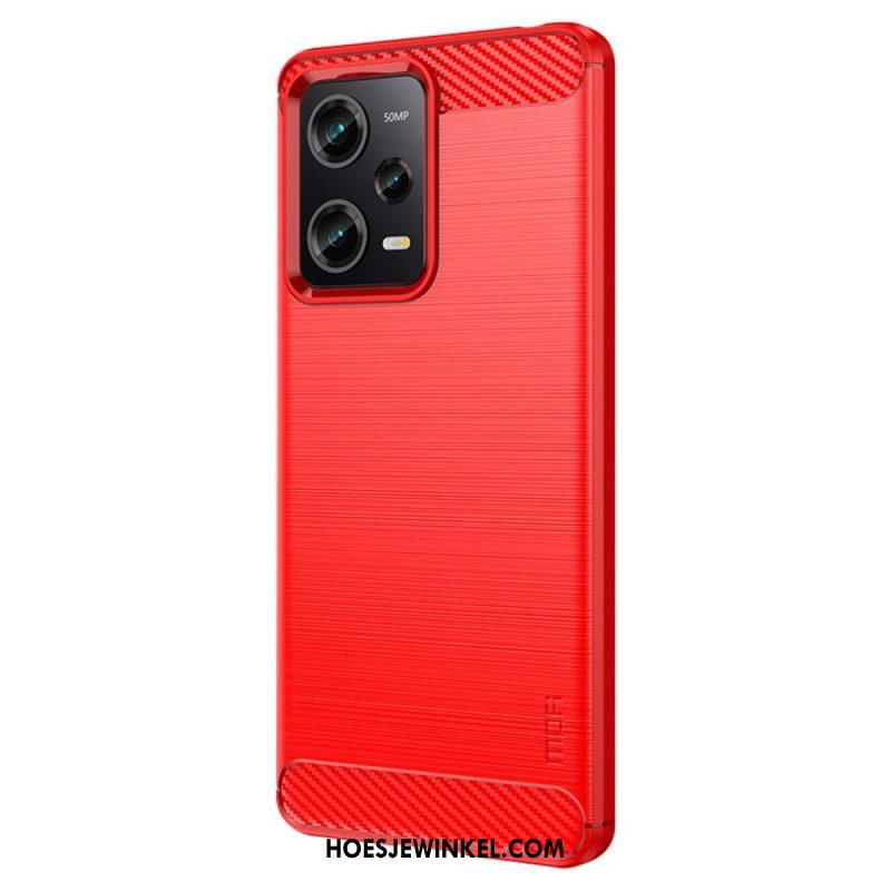 Hoesje voor Xiaomi Redmi Note 12 Pro Mofi Geborsteld Koolstofvezel