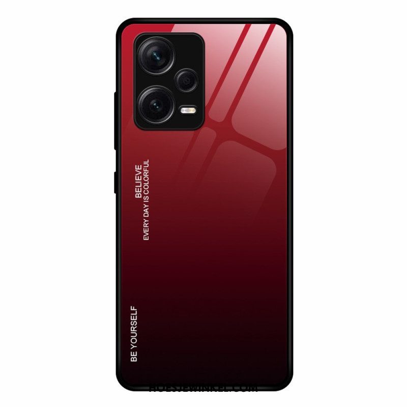 Hoesje voor Xiaomi Redmi Note 12 Pro Plus Gehard Glas Wees Jezelf