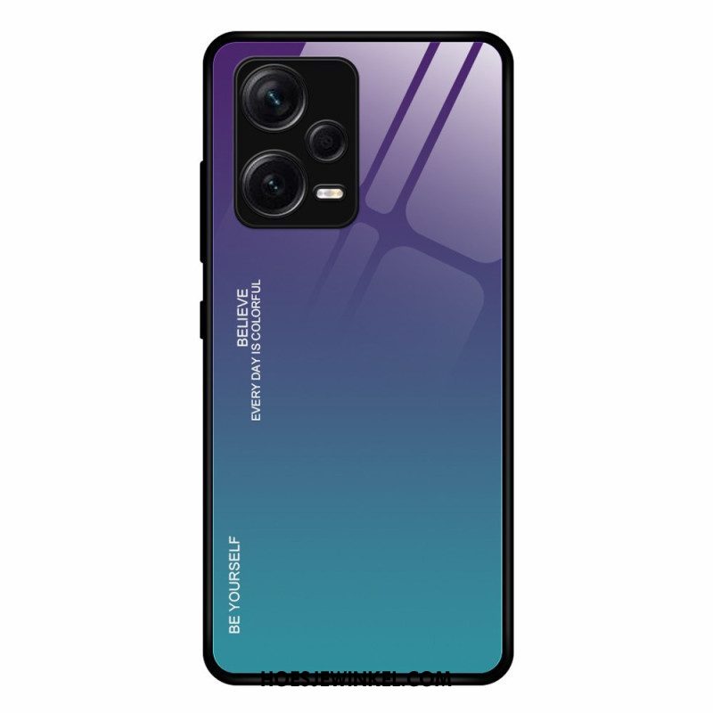 Hoesje voor Xiaomi Redmi Note 12 Pro Plus Gehard Glas Wees Jezelf