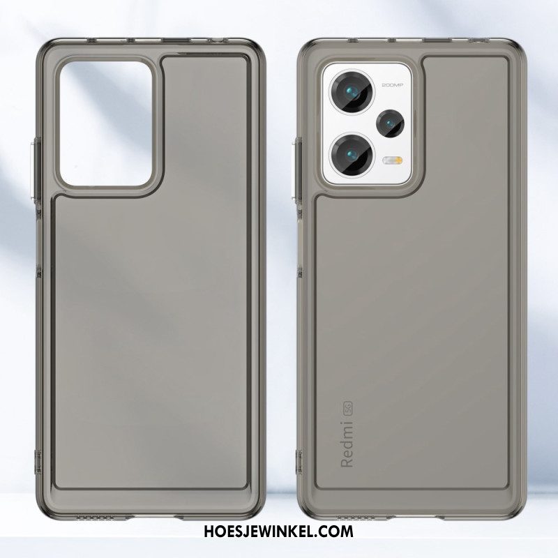 Hoesje voor Xiaomi Redmi Note 12 Pro Plus Transparante Candy-serie