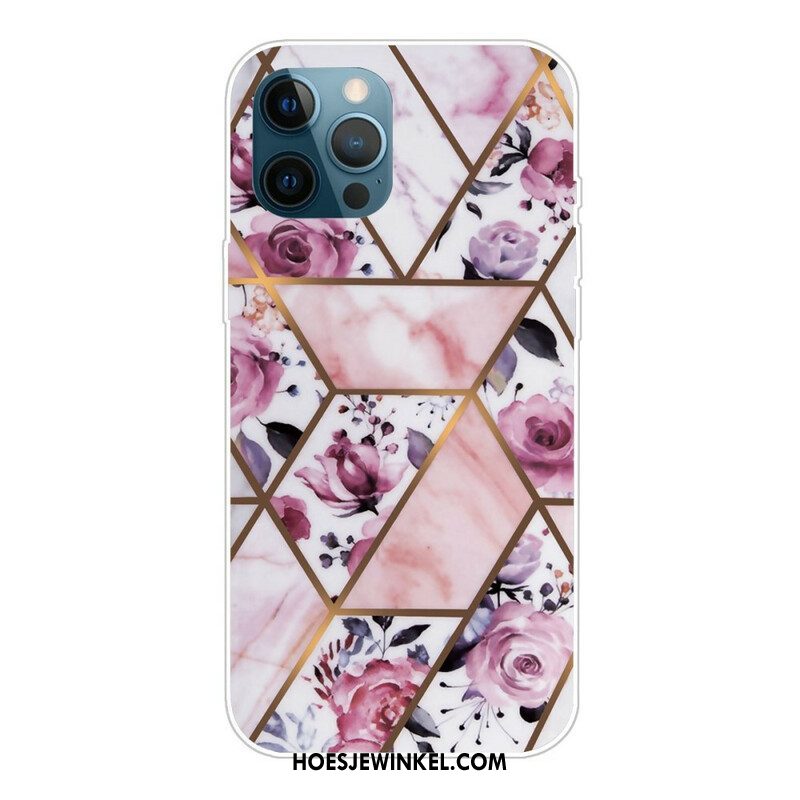 Hoesje voor iPhone 13 Pro Marmeren Geometrie