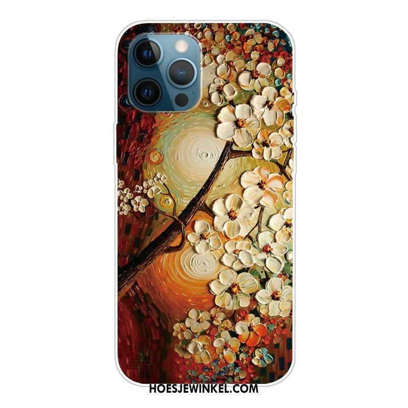 Hoesje voor iPhone 13 Pro Max Flexibele Bloemen