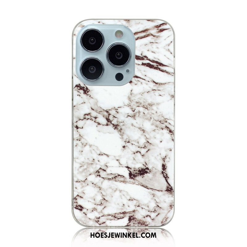 Hoesje voor iPhone 13 Pro Max Vereenvoudigd Marmer