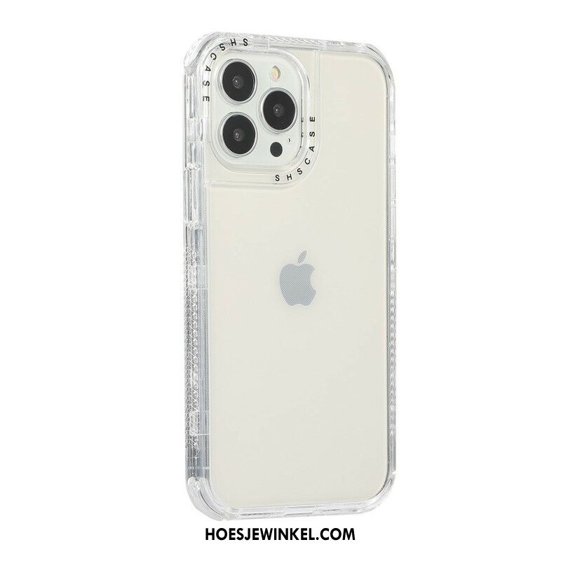 Hoesje voor iPhone 13 Pro Transparant Getint