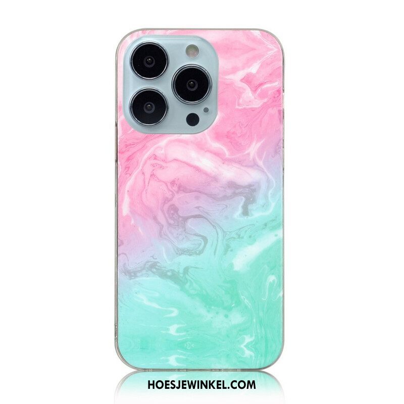 Hoesje voor iPhone 13 Pro Vereenvoudigd Marmer