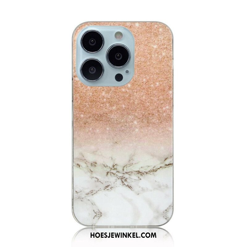 Hoesje voor iPhone 13 Pro Vereenvoudigd Marmer