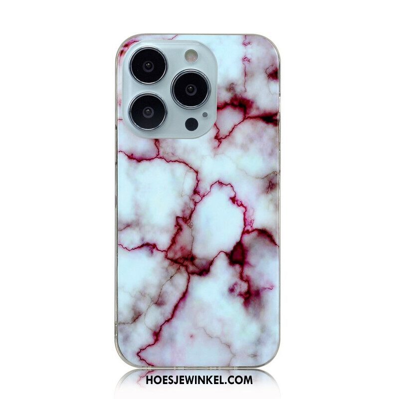 Hoesje voor iPhone 13 Pro Vereenvoudigd Marmer