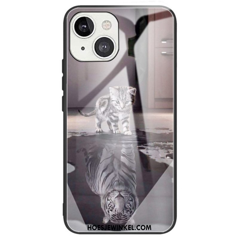 Hoesje voor iPhone 14 Kittendroom Van Gehard Glas