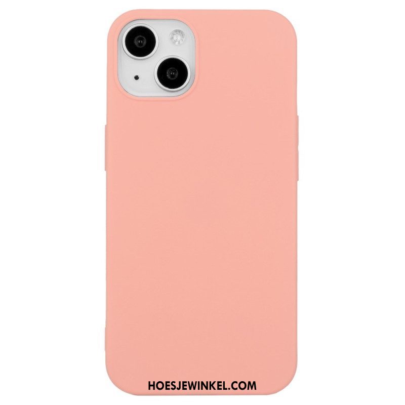 Hoesje voor iPhone 14 Plus Enkele Matte Siliconen