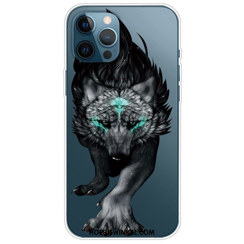 Hoesje voor iPhone 14 Pro Declinaties Wolf