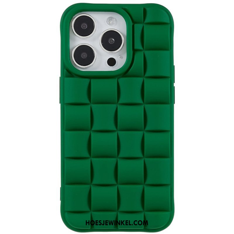 Hoesje voor iPhone 14 Pro Gewatteerde Stijl