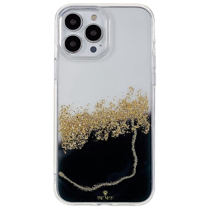 Hoesje voor iPhone 14 Pro Glitter Kunst