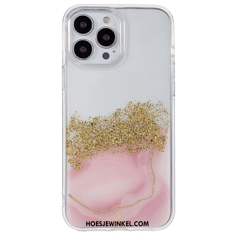 Hoesje voor iPhone 14 Pro Glitter Kunst