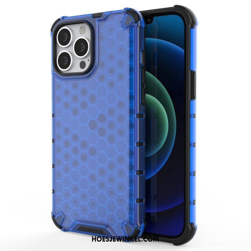 Hoesje voor iPhone 14 Pro Honingraatstijl