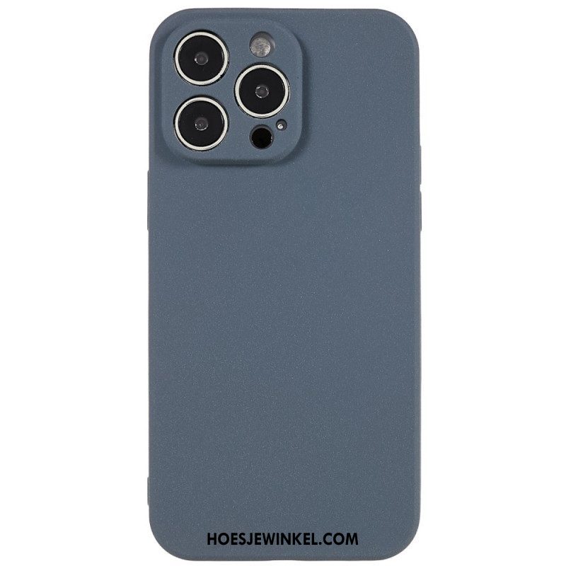 Hoesje voor iPhone 14 Pro Max Mat Siliconen