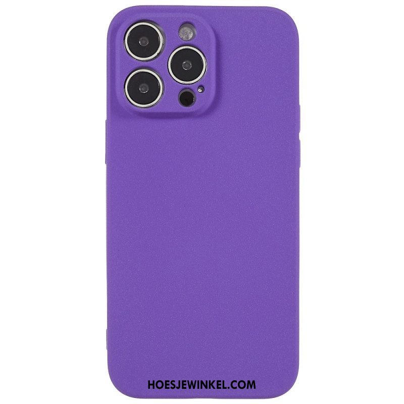 Hoesje voor iPhone 14 Pro Max Mat Siliconen